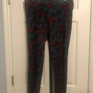 LulaRoe Tall and Curvy Leggings-EUC